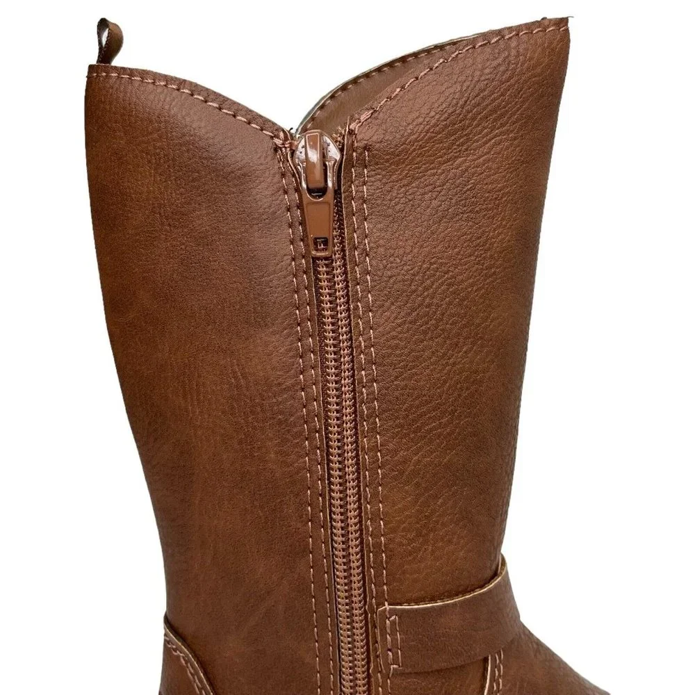 OshKosh BGosh Little Girl's Fashion Tall Boots Size 12‎ Brown